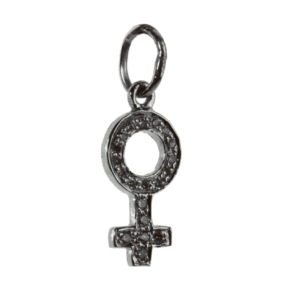 Woman Sign Charm silver